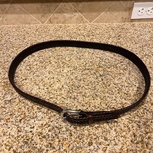 Men’s brown leather belt, size 42